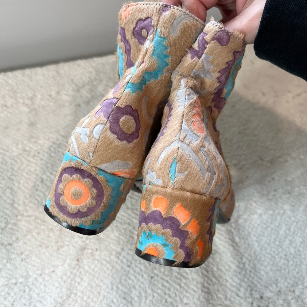 AGL Multicolor Patterned Ankle Boots - image 7